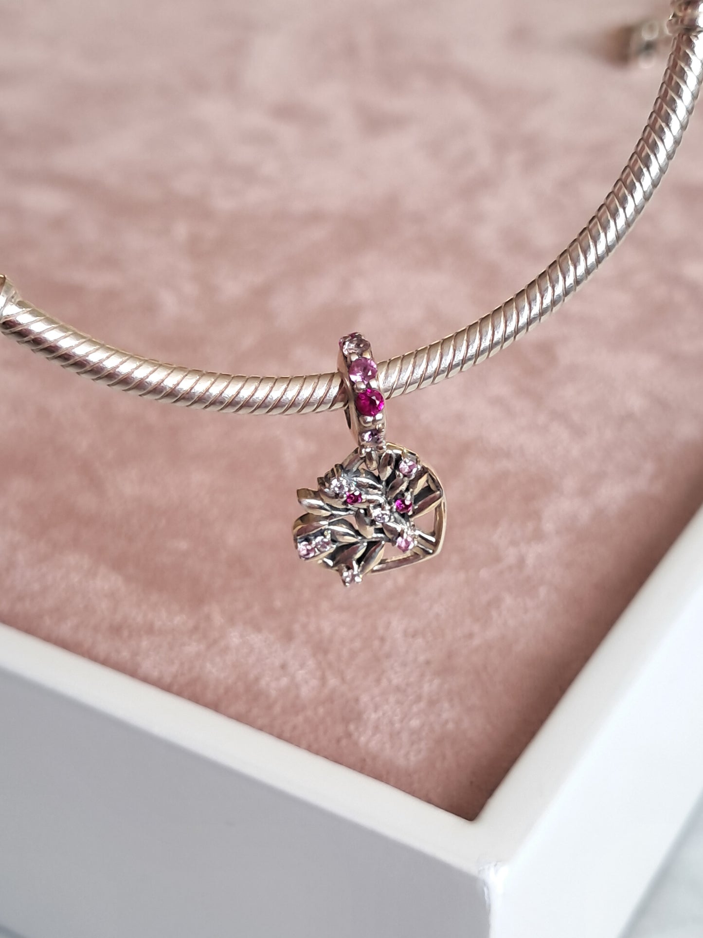 Charm Colgante Árbol de la Vida Rosa