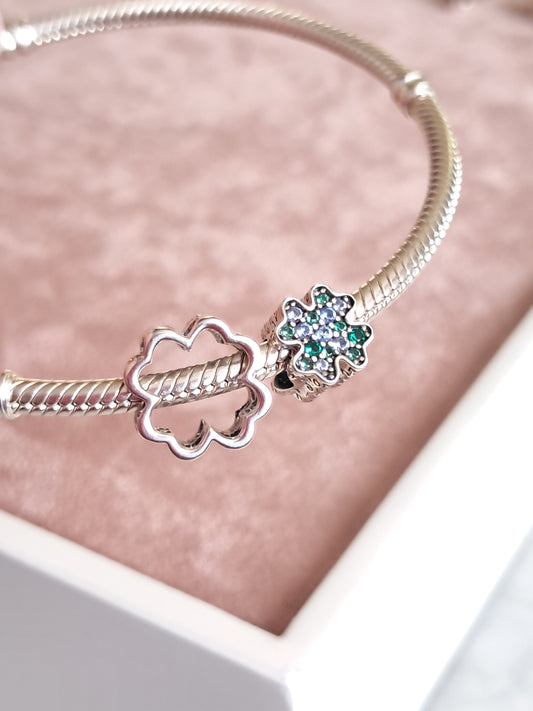 Charm Trébol Best Friends en Plata 925