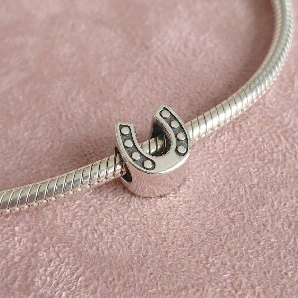 Charm Herradura Suerte de Plata 925