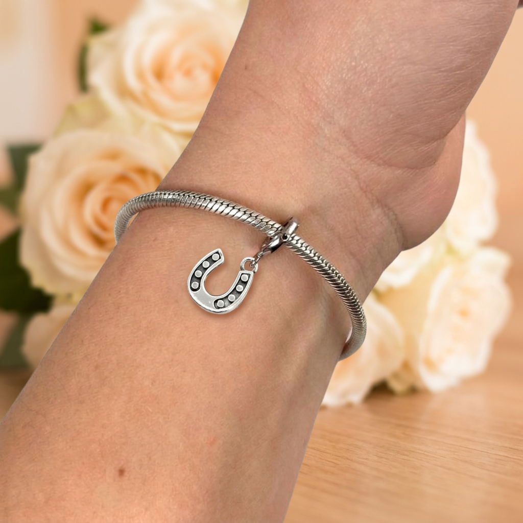 Charm Herradura Suerte de Plata 925