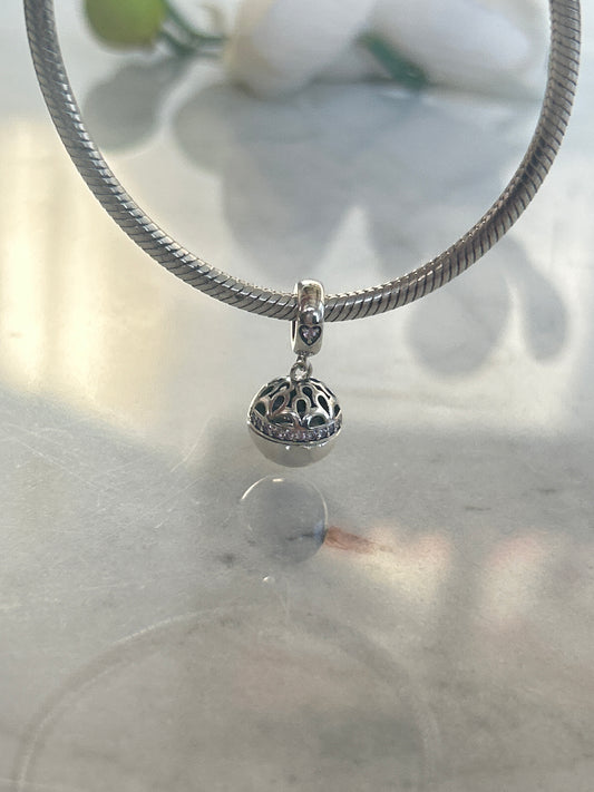 Charm Llamador De Ángeles Rosa