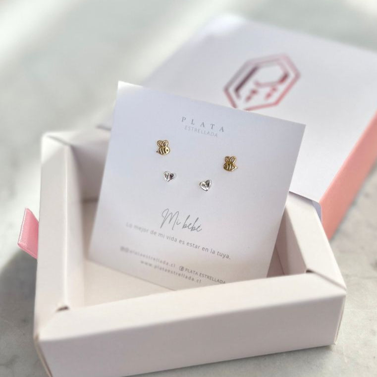 Pack Aros Abejas Corazón